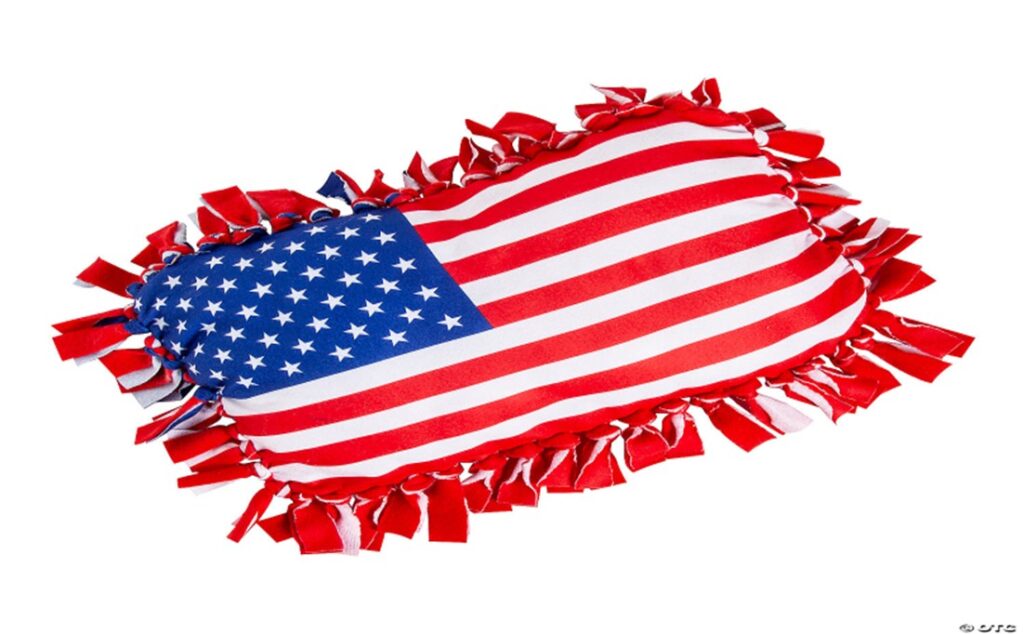 Flag Tied Pillow Craft @ Marie Fleche Memorial Library